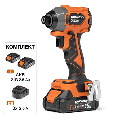 Винтоверт аккумуляторный DAEWOO DAX 3021Li SET